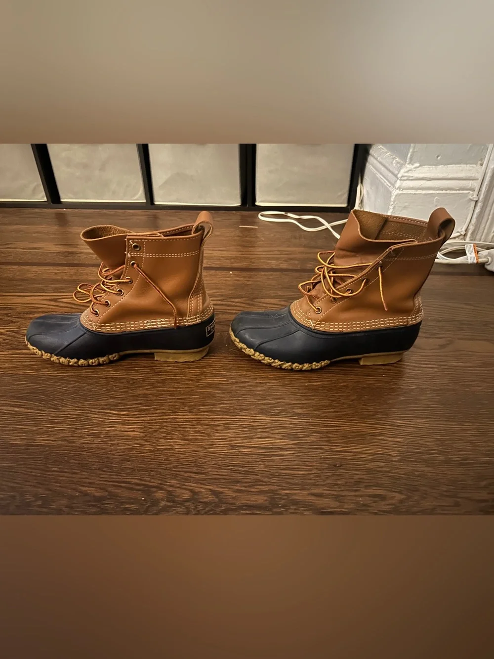 Classic Navy LL Bean Women's Bean Boots, 8